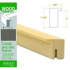 the wooden frame kit is ready to be used for furniture and other craftsing projects