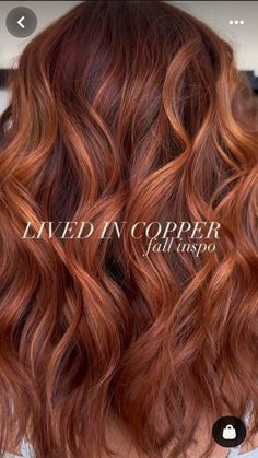 Deep Copper With Highlights, Copper Balayage Redheads, Red Copper Hair With Highlights, Red To Copper Balayage, Copper Hair With High And Low Lights, Ginger Copper Balayage, All Over Copper Hair Color, Red With Brown Roots, Auburn Hair With Lowlights Reddish Brown