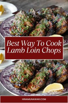 Lamb Loin Chops recipe Lamb Chops In Oven, Lamb Loin Recipes, Lamb Chops Oven, Loin Recipes