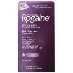 Help treat thinning hair, hair loss & regrow thicker, more beautiful hair with Women's Rogaine 2% Minoxidil Unscented Topical Solution. Ideal for use at the early stages of hair thinning on top of the scalp, this hair regrowth treatment is specially formulated for women & is clinically proven* to regrow more hair. Unlike hair loss shampoos & hair thickening products that temporarily plump hair from the outside, Rogaine liquid solution penetrates the scalp to reactivate shrunken hair follicles. Tips For Shiny Hair, Hair Thickening Products, Treat Thinning Hair, For Shiny Hair, Plump Hair, Hair Regrowth Remedies, Natural Hair Regrowth, Smoked Sea Salt, French Wedding Style