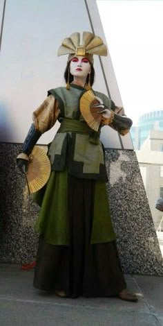 Avatar Kyoshi Cosplay, Kyoshi Cosplay, Airbender Cosplay, David Yost, Expo Ideas