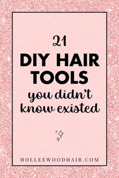 21 DIY Hair Tools You Didn't Know Existed Healthy Hair Naturally, Do Your Own Hair, Diy Hair Products, Hair Straightening Iron, How To Lighten Hair