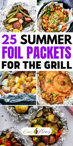 Foil packets for the grill are your go-to for easy, mess-free cooking! Dive into our grilled recipes, from juicy BBQ chicken foil packets to vegetarian foil packet recipes. Explore grilled seafood recipes with our garlic shrimp and fish grill recipes. Perfect for camping or a backyard BBQ, these healthy grill foil packet dinners offer variety and convenience. Whether you're craving Mediterranean vegetables or looking for kid-friendly summer meals, our foil packet meals have them all. Easy Foil Packets For The Grill, Foil Packet Salmon, Grilled Foil Packets, Foil Packet Recipes, Foil Packet Potatoes, Chicken Foil Packets