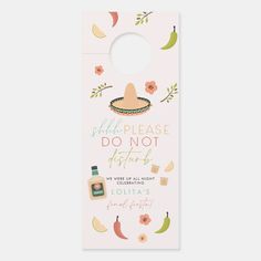 a door hanger that says, still please do not disturb