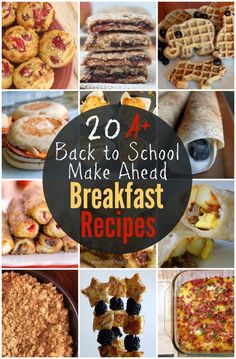 breakfast recipes for back to school