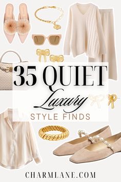 Quiet luxury aesthetic outfit ideas all from Amazon Fashion! These neutral basics are the epitome of quiet luxury and will be staples for a capsule wardrobe.