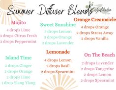 Incense Recipes, Spring Diffuser Blends, Yl Essential Oils