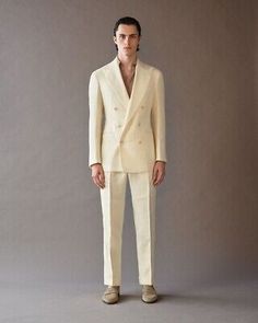 ad eBay - Cream Men Linen Suit Double Breasted Groom Prom Tuxedo Summer Casual Wedding - Buy Now, click the link (eBay) Mens Creme Suit, Double Breasted Suit Men Wedding, Men Linen Suit, Linen Wedding Suit, Summer Casual Wedding, Linen Suit Men, Tuxedo Suit For Men, Double Breasted Suit Men, Suit Double Breasted