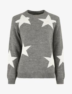 Pull droit motif étoiles Basic Style