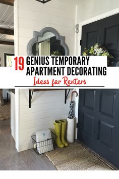 Decorating your college apartment on a budget? Here are some cheap DIY decor projects for your kitchen, bathroom, and living room! #rentals #apartment #diydecor #temporarydecor Rental Kitchen Makeover, Apartment Decor Ideas, Renters Decorating, Rental Bathroom, Apartment Decorating Ideas, Cheap Apartment Decorating