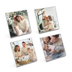 PRICES MAY VARY. Photo Fridge Magnet: Put your favorite photo on display with a custom Photo Magnet. While decorating, both an ideal assistant for holding family photos, pictures, memories. Quality Meterial: Made of high-quality alloy+ magnets,Perfectly affixed to dishwashers, refrigerators, and metal locker. A Strong Magnetic and Reusable Fridge Magnet, can be used to Many Times. it's a Great Gifts for friends, family, lover. Size: Each square-shape one is approx 5.5cm width, can apply to metal or magnetic surface, such as refrigerator, microwave, washing machines, lockers, magnetic dry erase board. Great Gift for Families: Coming in a Gift Box, theses personalized photo decorative magnets for fridge is great gift choice for holiday and home! Great for all special events including wedding Picture Magnets, Custom Photo Magnets, Custom Fridge Magnets, Refrigerator Decoration, Custom Photo Frames, Wedding Party Gifts, Metal Lockers, Kitchen Magnet, Magnetic White Board