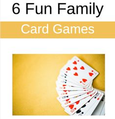 six fun family card games for kids and adults