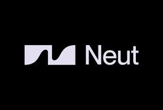 the neut logo on a black background