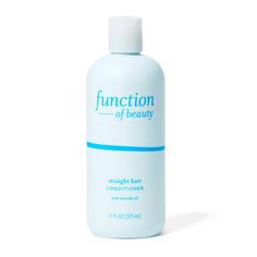 Function of Beauty’s custom conditioner for straight hair is formulated with avocado oil to seal moisture into straight hair. Indulge in our most popular nude (p)each fragrance. Function of Beauty customizable hair care is effective and safe. We believe in clean and conscious care - that’s why our custom straight hair conditioner is 95percent naturally-derived, sulfate-free, paraben-free, cruelty-free, and 100percent vegan. Our bottles are made with recycled materials and are 100percent recyclab Conditioner Curly Hair, Function Of Beauty, Target Hair Products, Shampoo Brands, Shampoo For Curly Hair, Unique Hair, Texturizer On Natural Hair, Permanent Hair Color, Moisturize Hair