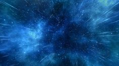 an abstract blue and black background with stars in the center, as if from outer space