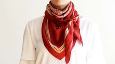 The Triangle Paris Tie on Vimeo Square Silk Scarf Tying, Tying A Silk Scarf, Square Scarf How To Wear A, Square Scarf Outfit, Scarf Tying Tutorial, Square Scarf Tying, Cowboy Tie, Aaron Jones