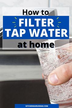 See these effective ways to filter tap water at home. With one of these best ways to filter tap water, you'll surely drink fresh pure water in no time. How To Filter Water At Home, Emergency Hacks, Tap Cleaner, Tap Water Filter, Filtered Water Faucet, Drinking Water Filter, Water Filter Pitcher, Contaminated Water