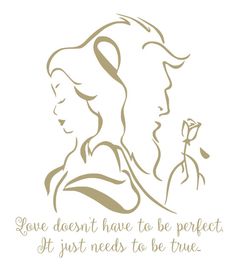 an image of a woman with a rose in her hand and the words, love doesn't have to be perfect at just needs to be true