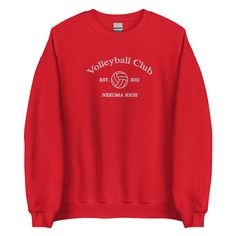 This sweater is a comfy, soft, and unisex crewneck sweatshirt and makes a perfect gift for anime fans. For personalized custom changes or modifications, please send us a message & we'd be happy to help! [ Color shown in the main photo is Red ] Related to anime sweatshirts, high school anime, highschool, academia, anime university, college, varsity, otaku, minimal anime sweater, subtle anime sweatshirt, subtle anime fashion For more subtle anime merch check out our other listings. Anime University, Anime Highschool, Anime Sweater, School Anime, Volleyball Clubs, Anime Fashion, Anime Sweatshirt, Tshirt Design Inspiration, Club Sweatshirts