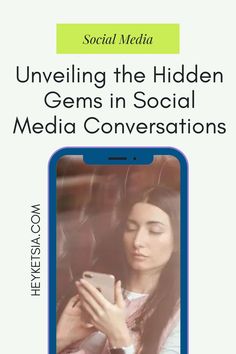 a book cover with the title'unveiling the hidden gems in social media conversations '