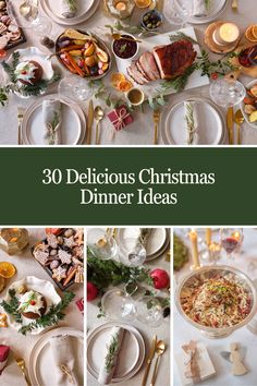 Get ready to impress with these 30 delicious Christmas dinner ideas! From classic holiday favorites to modern twists, these easy-to-follow recipes will make your Christmas feast unforgettable. Whether you're cooking for a crowd or planning a cozy family dinner, we've got you covered with festive, crowd-pleasing dishes that are as beautiful as they are delicious. Perfect for making this holiday season extra special—save your favorites and start planning the ultimate Christmas dinner today! #ChristmasDinner #HolidayFeast #ChristmasRecipes #FestiveCooking #EasyHolidayMeals #ChristmasMenu #HolidayDinnerIdeas #TraditionalChristmas #ModernChristmasDinner #ChristmasPartyRecipes Hosting Christmas Dinner, Perfect Christmas Dinner, Healthy Holiday Recipes, Christmas Dinner Table, Hosting Christmas, Healthy Holidays, Christmas Breakfast, Christmas Dishes, Christmas Table Settings