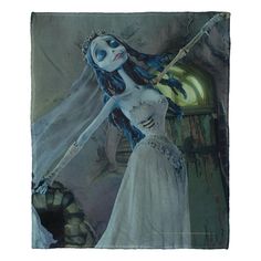 Indulge in ultimate comfort and softness with Warner Bros. Corpse Bride "Wistful Bride" Silk Touch Blanket. Made from 100% polyester, this blanket is silky smooth to the touch and provides the perfect amount of warmth. Corpse Bride Doll, Dead Bride Costume, Dead Bride, Tim Burton Corpse Bride, Bride Costume, Tim Burton Films, Doodle Tattoo, Cartoons Love, Free Poster