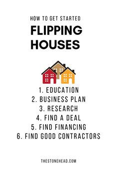 how to get started flipping houses in 3 easy steps - the stonehead com blog