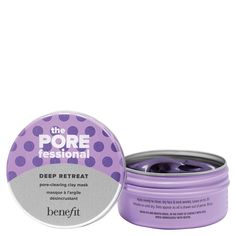 WHY WE LOVE IT: CLEAR pores! Retreat yourself (and your pores) to this pore-clearing, oh-so-comfortable clay mask. Spot the dots that appear as the mask dries to see oil being drawn out of pores, then rinse to reveal visibly refined, unclogged pores and mattified, healthy-looking skin. The best part? Skin feels comfortable during application and afterwards too, so you’ll feel just as good as your pores look. TIPS & TRICKS: Spot the dots! Apply evenly to clean, dry face & neck weekly. Leave on fo Clay Mask Benefits, Kaolin Clay Mask, Pore Mask, Clay Face Mask, Clear Pores, Clay Faces, Dry Face, Pore Cleansing, Oily Skin Care