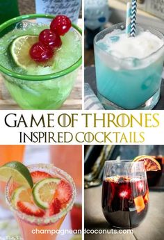 game of thrones inspired cocktails