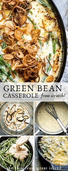 green bean casserole from scratch recipe