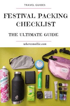 the ultimate travel packing checklist that includes toiletries, personal care products and more