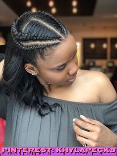 Work is not mine just credit for finding it. Beautiful style Natural Braided Hairstyles, Natural Braids, Afrikaanse Mode, Braid Hair, Bridal Hairstyles, Penteado Cabelo Curto, Easy Braids, Braided Hairstyles For Black Women, Braided Hairstyles Easy