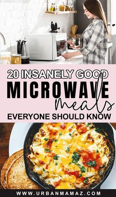 Microwave Meals for breakfast Healthy Microwave Recipes, Convection Microwave Cooking, Microwave Recipes Breakfast, Convection Oven Recipes