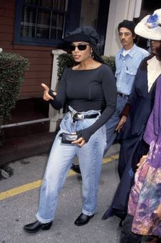 Janet Jackson Costume, 90s Fashion Black Women, Janet Jackson 90s, Blast To The Past, Black 90s Fashion, Tomboyish Outfits, 90s Street Style, Plaid Bodycon Dress