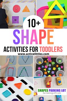 the top ten shape activities for toddlers