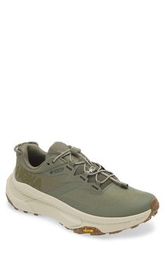 the north face men's littree hiker shoe in green and beige