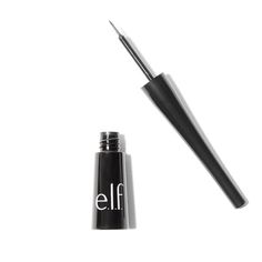 Elf Liquid Eyeliner, Elf Eyeliner, Best Drugstore Eyeliner, Drugstore Eyeliner, Eyeliner Shapes, Mini Pavlova, How To Do Eyeliner, Simple Eyeliner, Best Drugstore Makeup