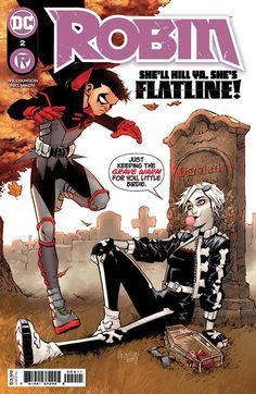 the cover to robin and harley's comic book