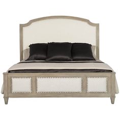 Santa Barbara Upholstered Sleigh Bed - Modern Furniture - Beds - High Fashion Home Bernhardt Bed, King Sleigh Bed, Queen Sleigh Bed, Handcrafted Bed, Upholstered Sleigh Bed, Dallas House, King King, Queen Queen, Bedroom Redo