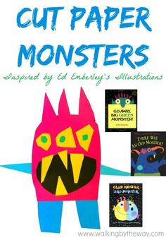 Matisse Art Project, Monster Books, Paper Monster, Elementary Art Lesson Plans, Monsters Art, Monster Craft, Art Project For Kids, Monster Crafts, Monster Drawing