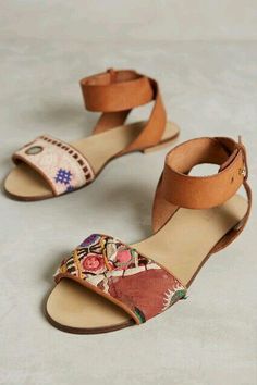 Sandalias planas Mode Vintage, Ankle Straps, Keds