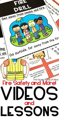 the fire safety and more video lesson for children to learn how to use it in their classroom