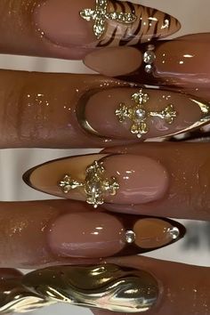 Baddie Nails Instagram Almond, Nail Aesthetic, Girly Acrylic Nails, Her Nails, Pretty Acrylic Nails