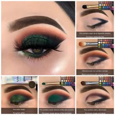 Artistry Palette Looks, Makeup Pictorial Step By Step, Makeup Ideas Aesthetic, Makeup Verde, Makeup Aesthetic Ideas, Makeup Products Aesthetic, Makeup Bag Aesthetic, Drawing Makeup, Eye Makeup Images