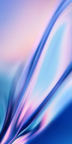 an abstract blue and pink background with wavy lines