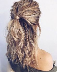 Bridal Hairstyles, Half Up Half Down Hair, Curly Hairstyles, Summer Makeup