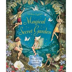 the book cover shows three fairy girls in front of flowers and butterflies