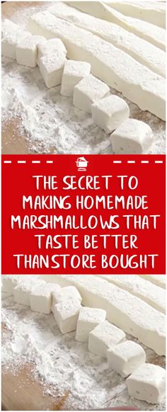 the secret to making homemade marshmallows that taste better than store bought them