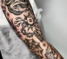 a person with a tattoo on their arm