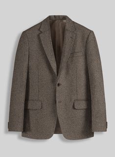 Sophisticated attire that doesn't sacrifice practicality in favor of elegance. Crafted from wool, our brown tweed suit is ideal for any occasion. Pair back your look with matching waistcoat, a white shirt and brown shoes to liven it up.  Look Includes    Dapper Brown Tweed Fabric   Two Button Jacket Style  Notch Lapel  Horn Brown Buttons  Single Vent  Three Cuff Buttons  Two Welted Back Pockets on Trousers    Click 'Customize Now' to modify the look if needed.   Lining: Viscose; Dry Clean. Brown Tweed Jacket, Brown Tweed Suit, Grey Wool Suit, Blue Linen Shirt, Brown Corduroy Jacket, Tweed Suit, Cashmere Jacket, Brown Tweed, Tweed Suits